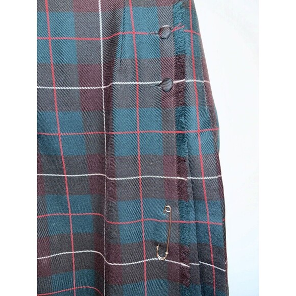Ms. Poodle McKinnon Hunting Tartan Wool Skirt Size 12 -WITH DEFECT - Picture 2 of 9